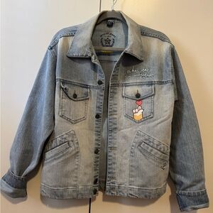 Denim Jacket with Painted details